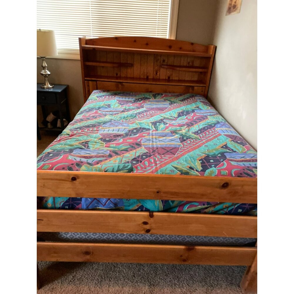 Fitted Full Size Sheet Used Colorful Tropical - Picture 5 of 9